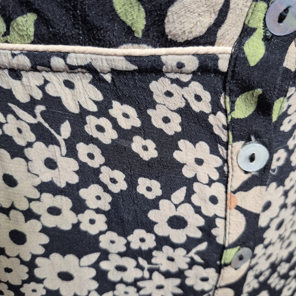 Free People Dewberry Black Floral Maxi Dress Size S - Picture 8 of 16